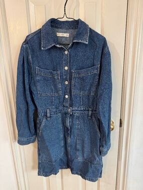 MANGO Denim Dress
